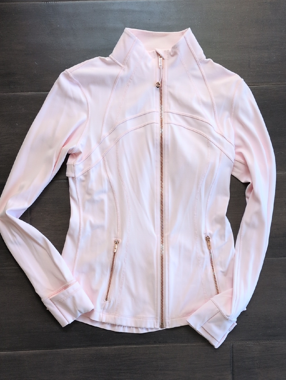 Lululemon Define Jacket In Rose Gold